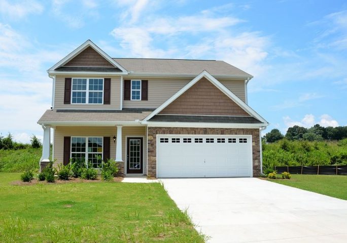brand new building as a new home build